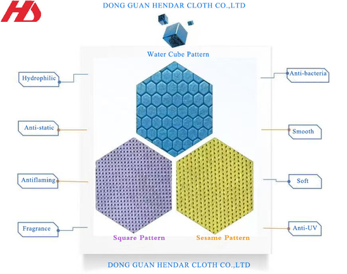 kaufen Wasserwürfel aus PP-Nichtgewebtem Stoff Hexagonal / Quadrat / Sesammuster online manufacture