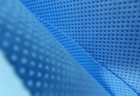 kaufen Antistatische SMS SMMS Nonwoven Stoff Blau für Chirurgie Medizinische Kleidung Weiß Nonwoven online manufacture