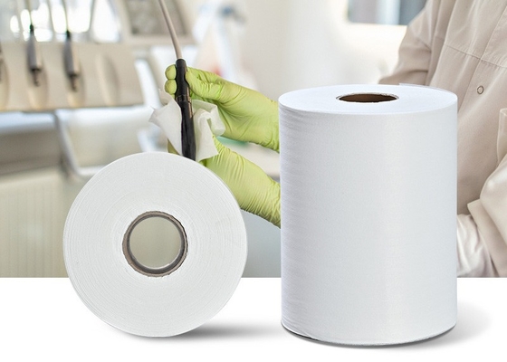 kaufen Hochfestes nichtgewebtes Gewebe-perforierter sauberer Wegwerfstoff Spunlace in Rolls online manufacture
