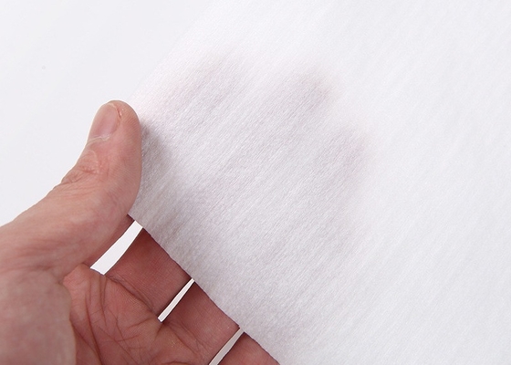 kaufen Arbeiten Sie Spunlace nichtgewebte Gewebe-weiße/Schwarz-Farbe mit flachem Auftritt um online manufacture