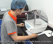 13 g hydrophiler PP-Nichtgewebeprobe