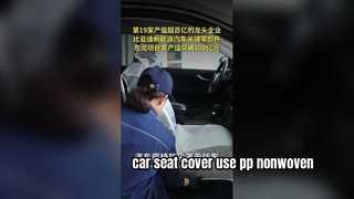 Einweg-Wiederverwendbarer Autositzbezug aus PP-Vliesstoff