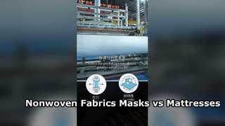 Wesentliche Unterschiede zwischen Maskenvliesstoff und Matratzenfedertaschenstoff